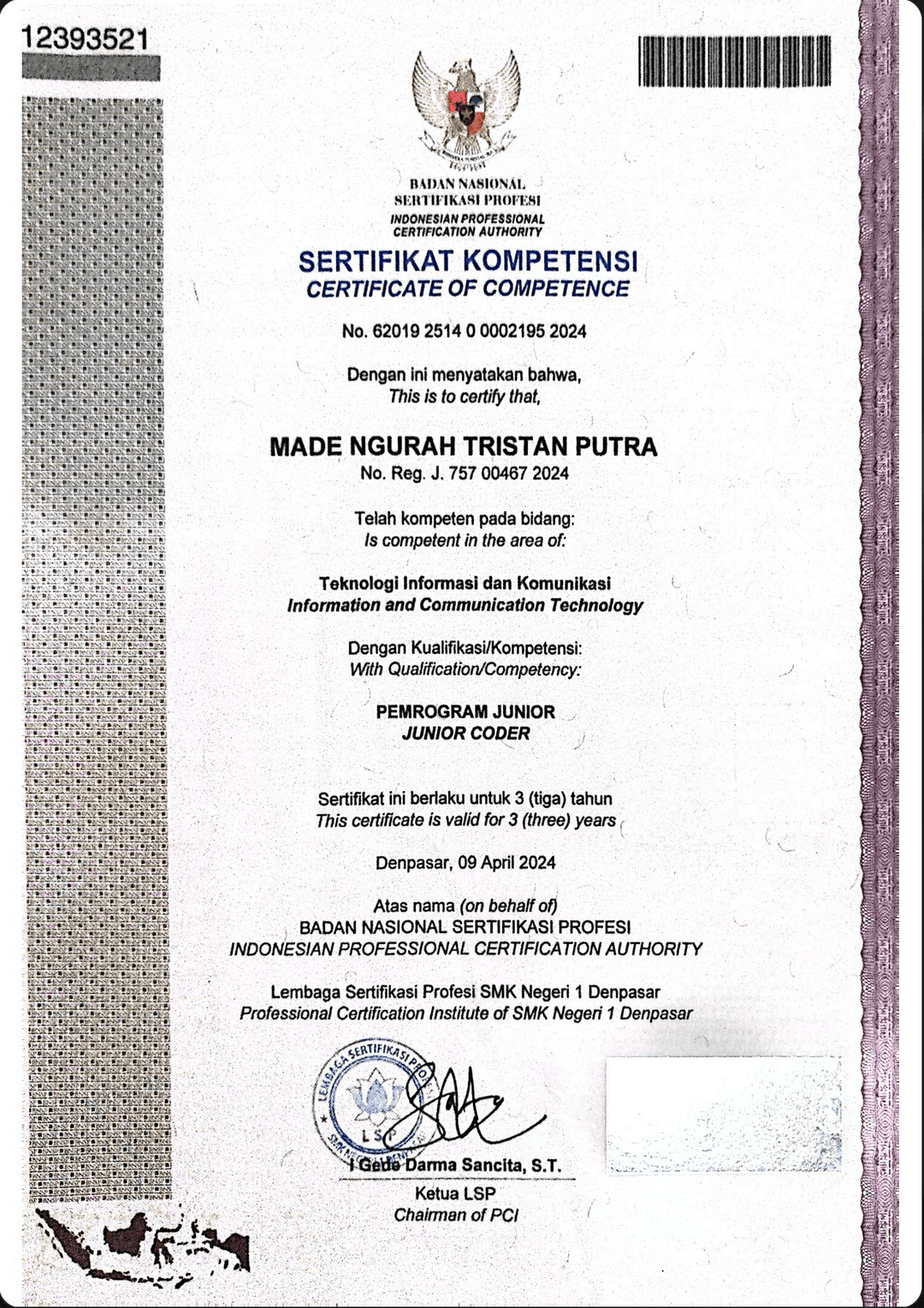 BNSP Junior Developer